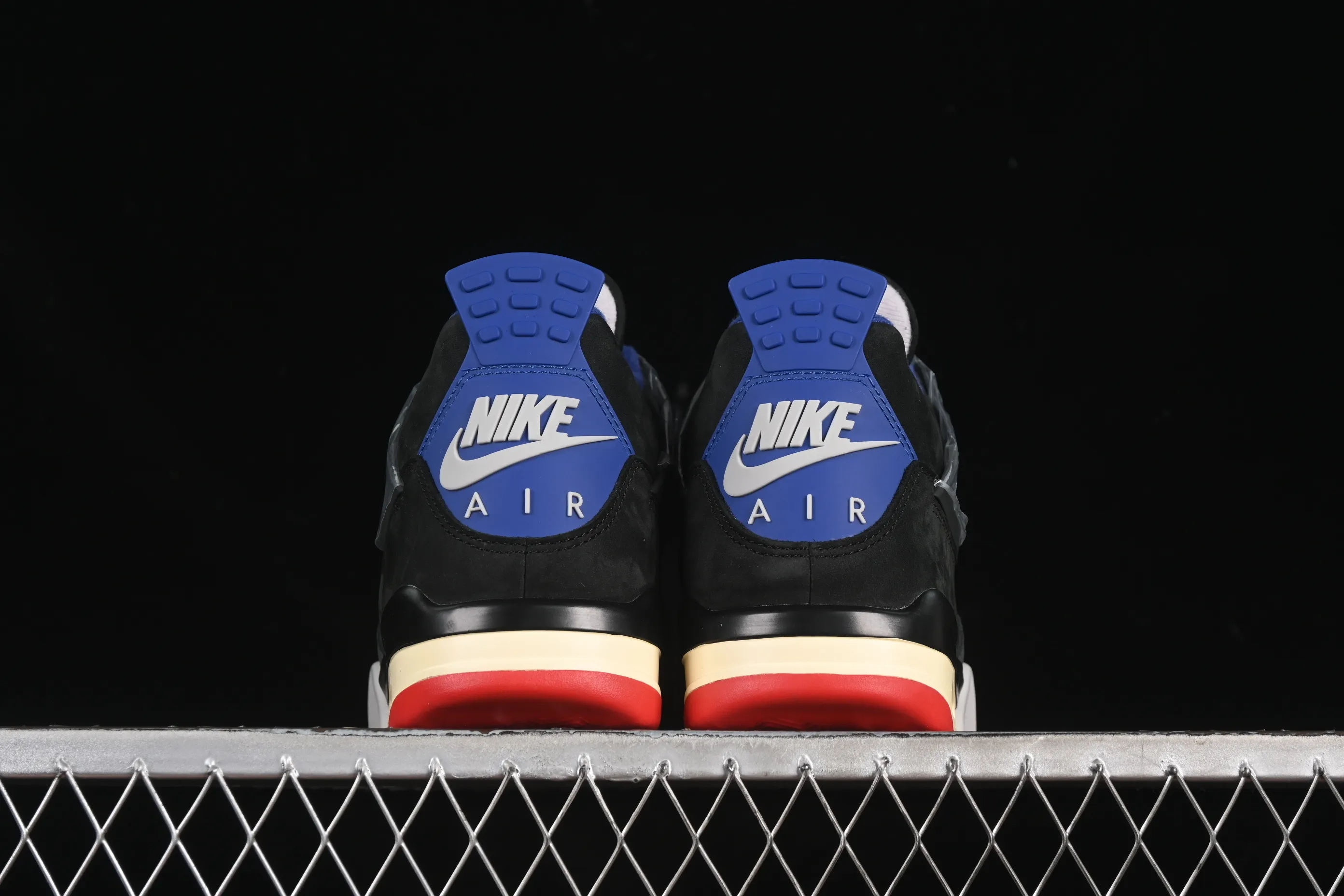 All categories Air Jordan Jordan series basketball shoes Air Jordan 4 OG version Air Jordan 4 Retro "Lase" AJ4 Joe 4 black gray blue color FV5029-003